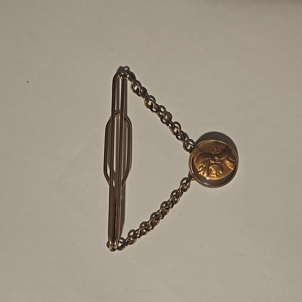 Vintage Brass Tie Bar